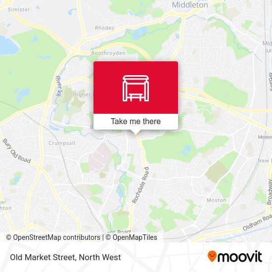 Old Market Street map