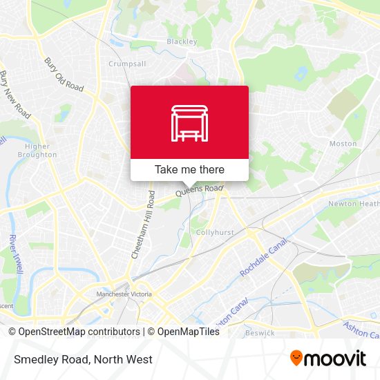 Smedley Road map