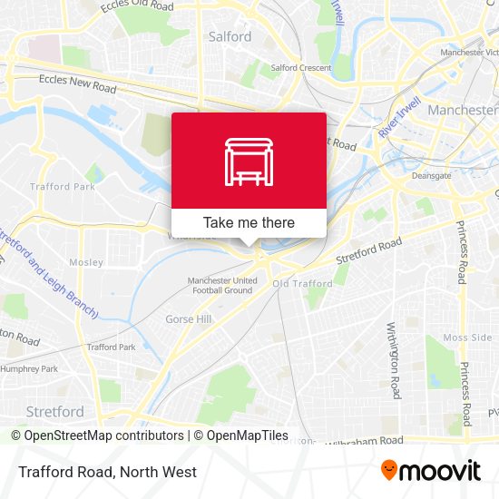 Trafford Road map