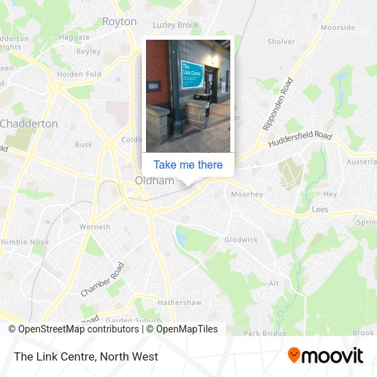 The Link Centre map