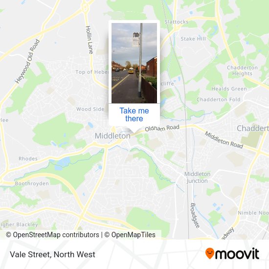 Vale Street map