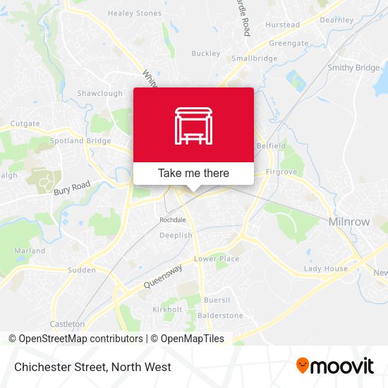 Chichester Street map