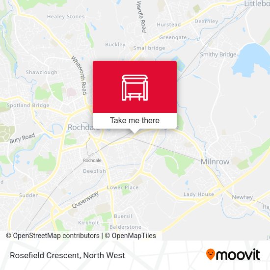 Rosefield Crescent map