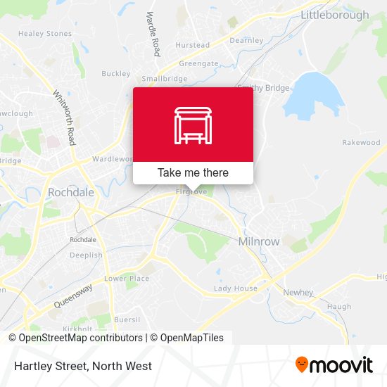 Hartley Street map