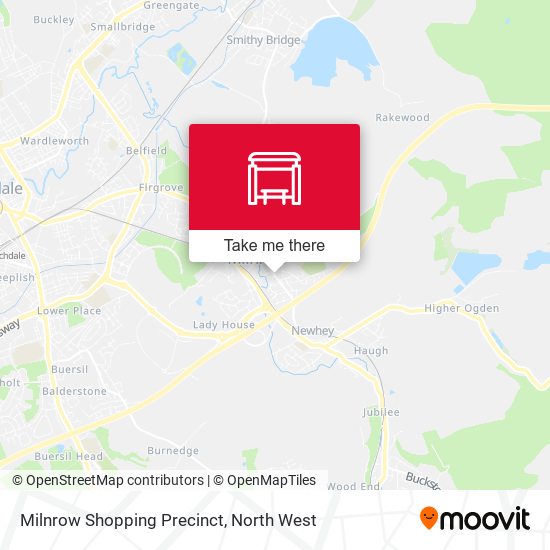 Milnrow Shopping Precinct map