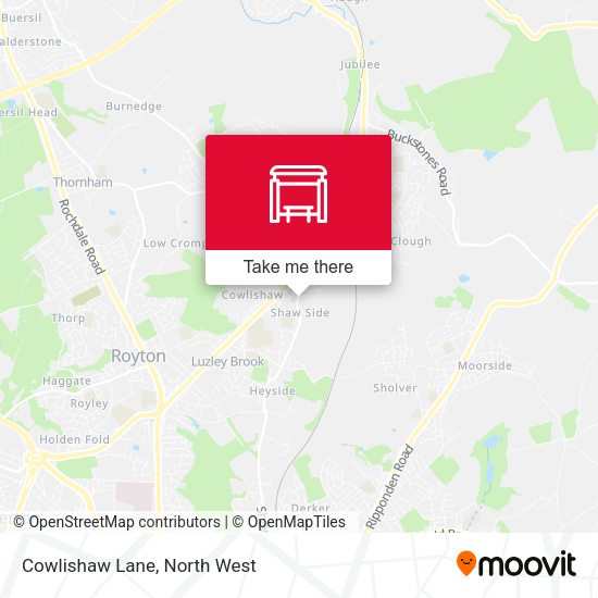 Cowlishaw Lane map