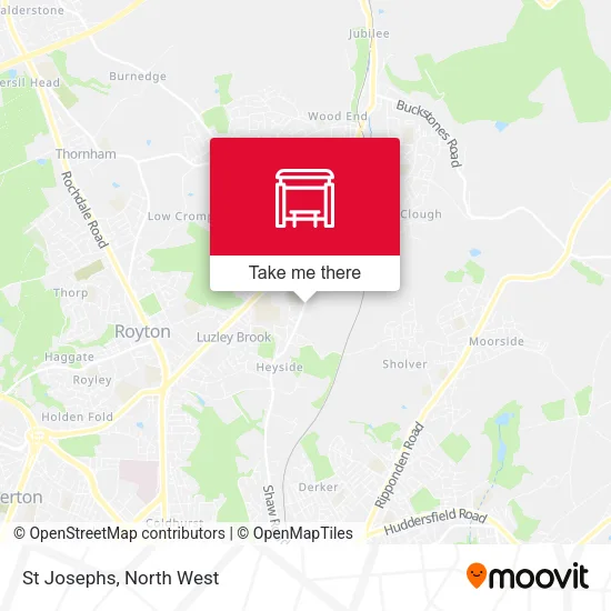 St Josephs map