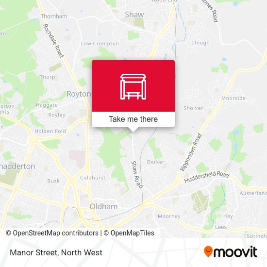 Manor Street map