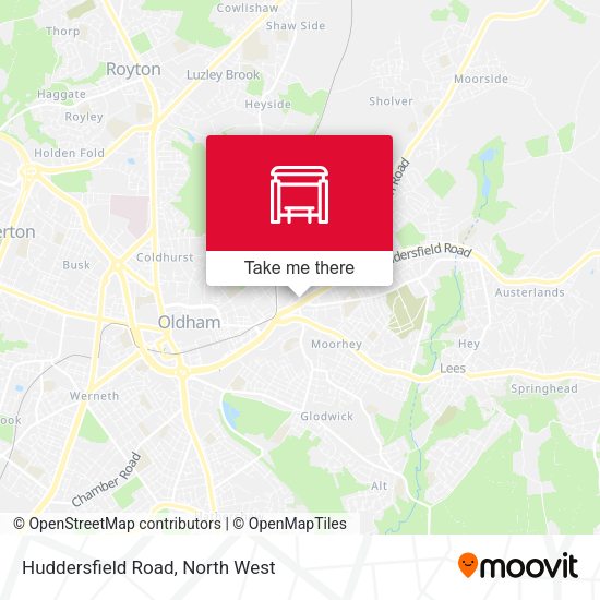 Huddersfield Road map