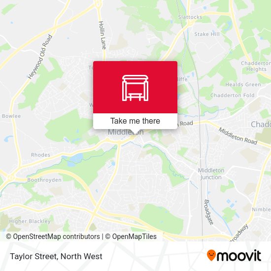 Taylor Street map
