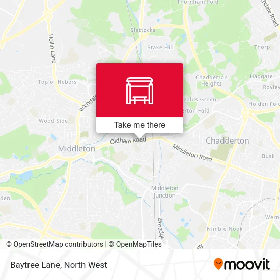 Baytree Lane map