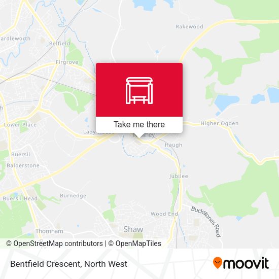 Bentfield Crescent map