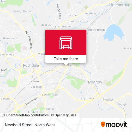 Newbold Street map