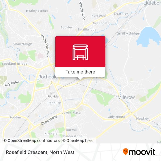 Rosefield Crescent map