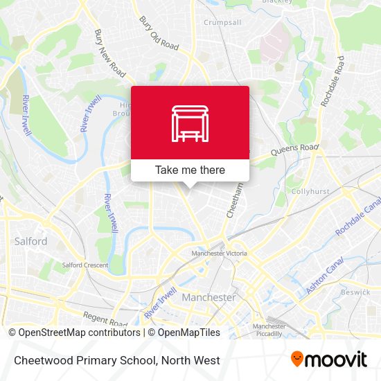 Cheetwood Primary School map