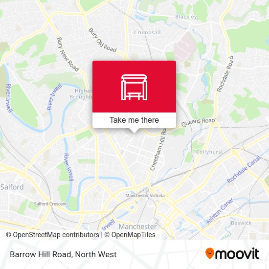 Barrow Hill Road map