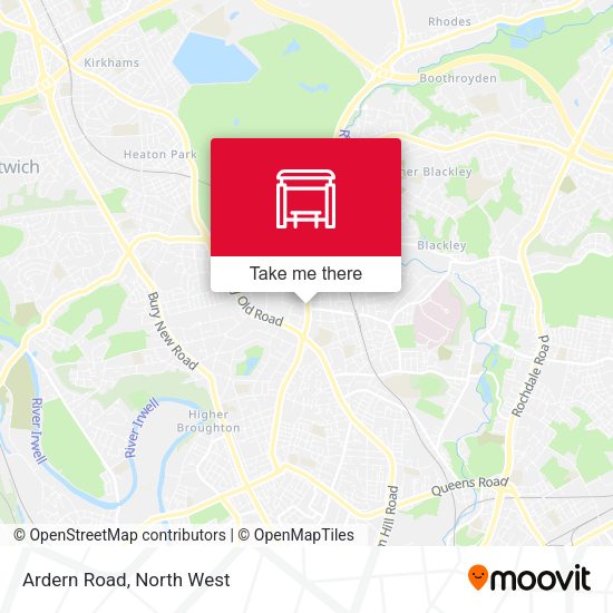 Ardern Road map
