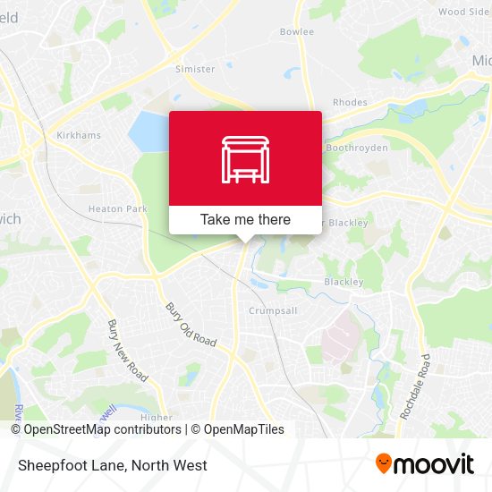Sheepfoot Lane map