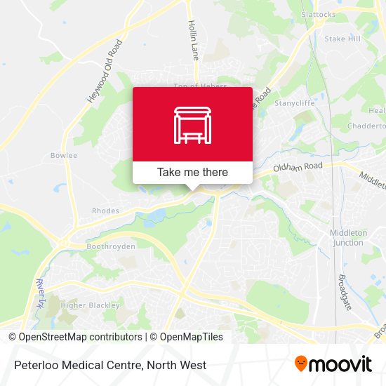 Peterloo Medical Centre map