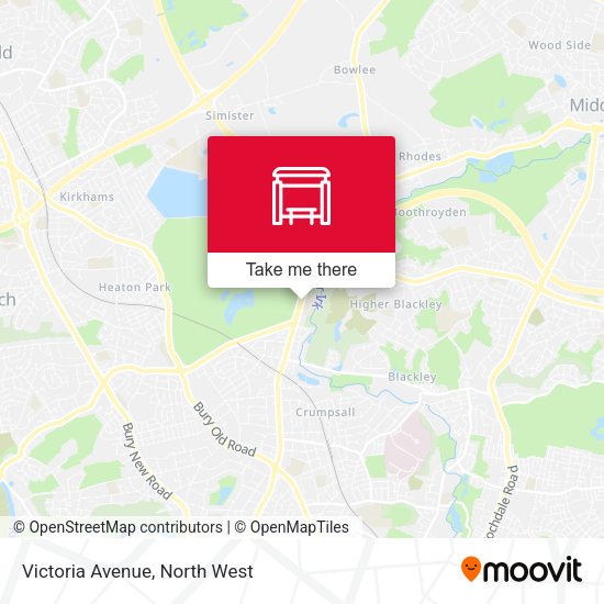 Victoria Avenue map
