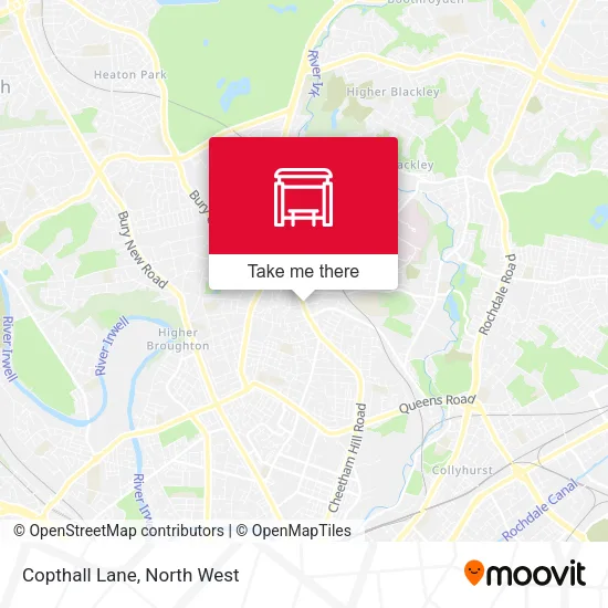 Copthall Lane map