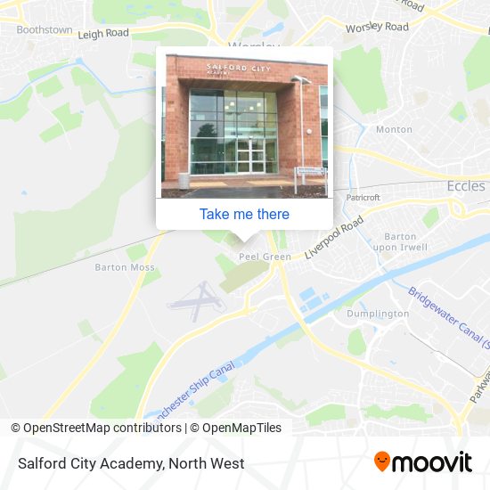 Salford City Academy map