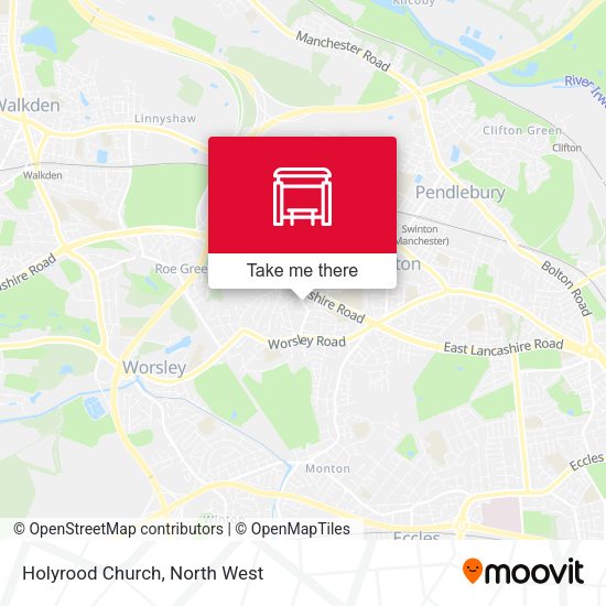 Holyrood Church map