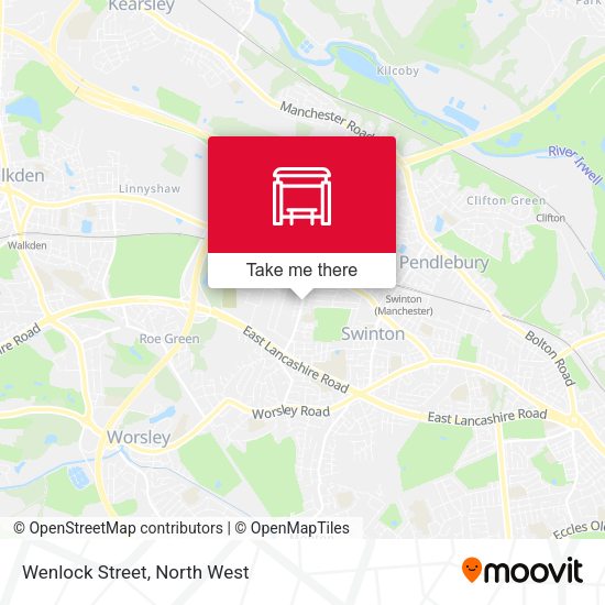 Wenlock Street map