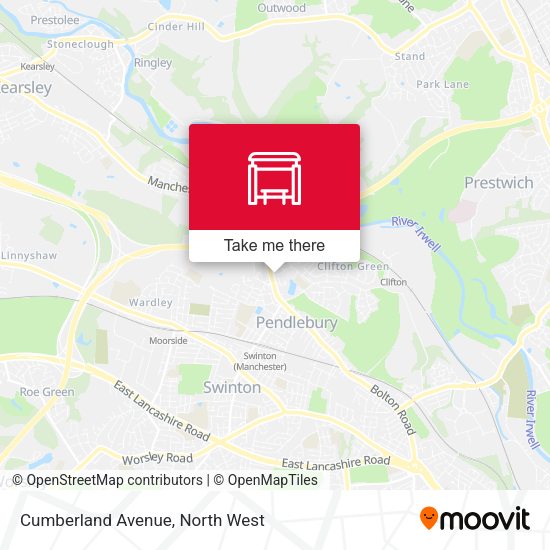 Cumberland Avenue map
