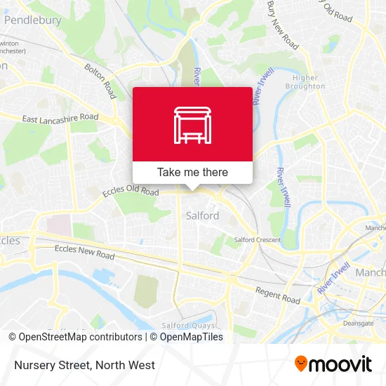 Nursery Street map