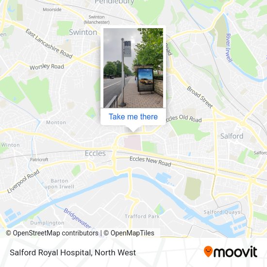 Salford Royal Hospital map