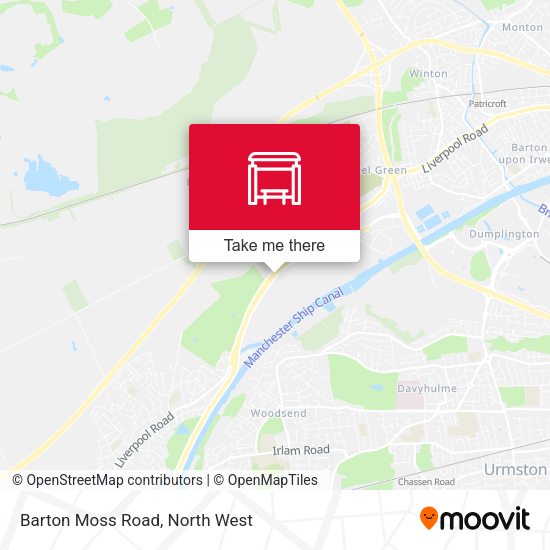 Barton Moss Road map