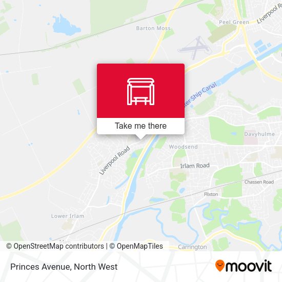 Princes Avenue map