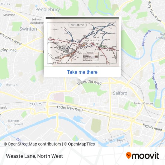 Weaste Lane map