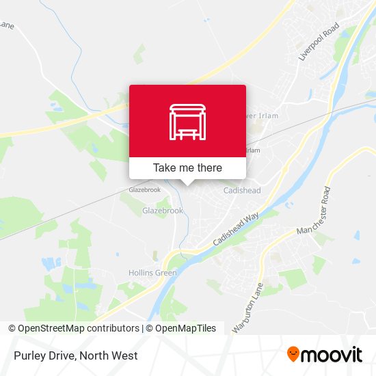 Purley Drive map