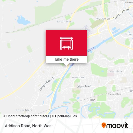 Addison Road map