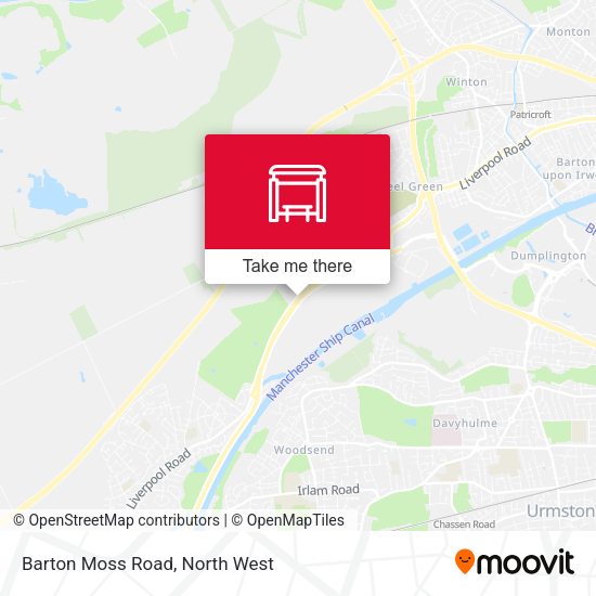 Barton Moss Road map