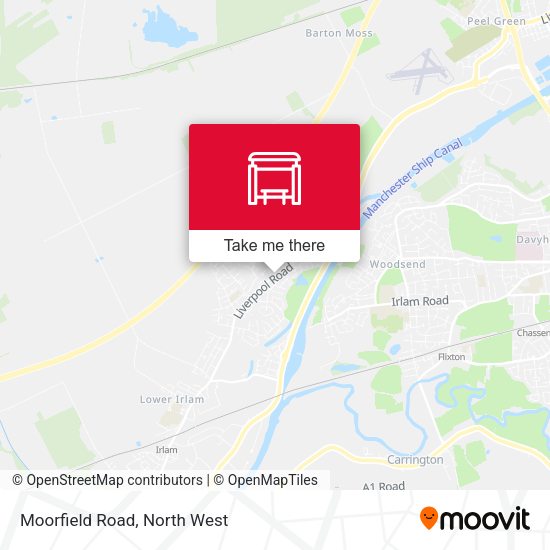 Moorfield Road map