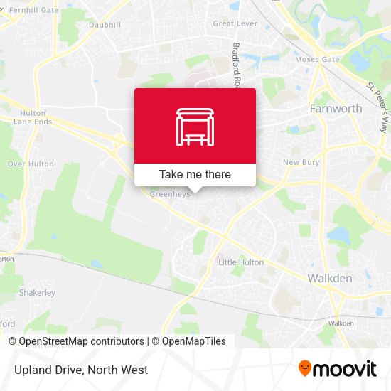 Upland Drive map