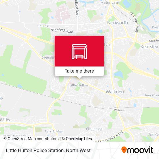 Little Hulton Police Station map