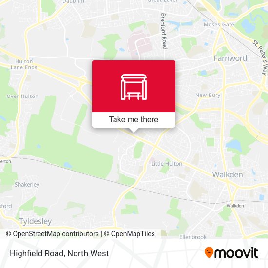 Highfield Road map