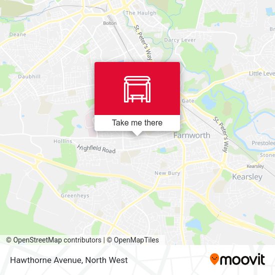 Hawthorne Avenue map