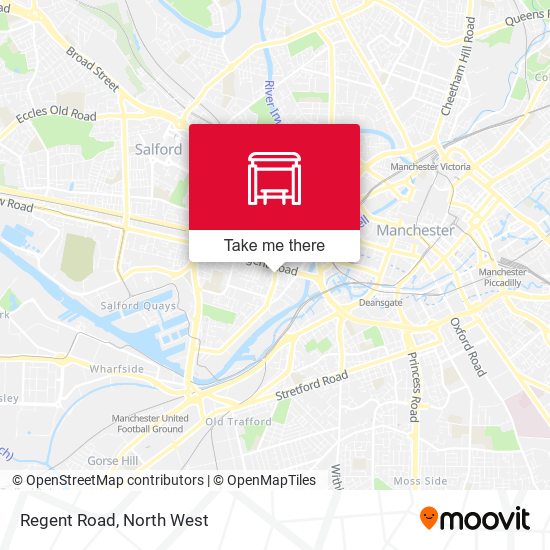 Regent Road map