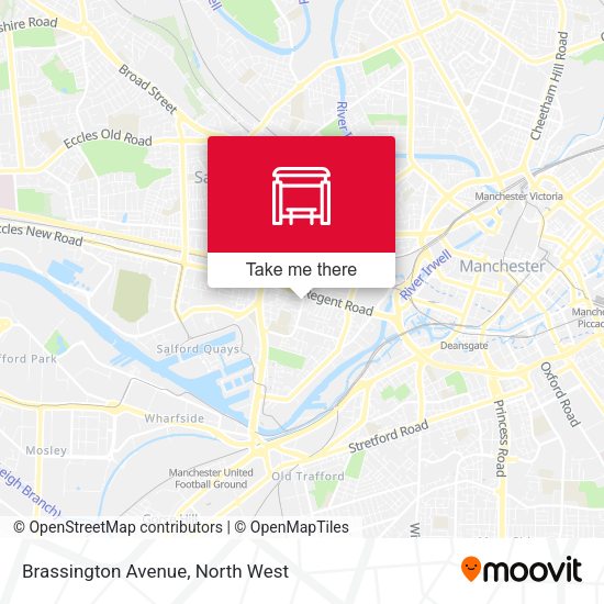 Brassington Avenue map