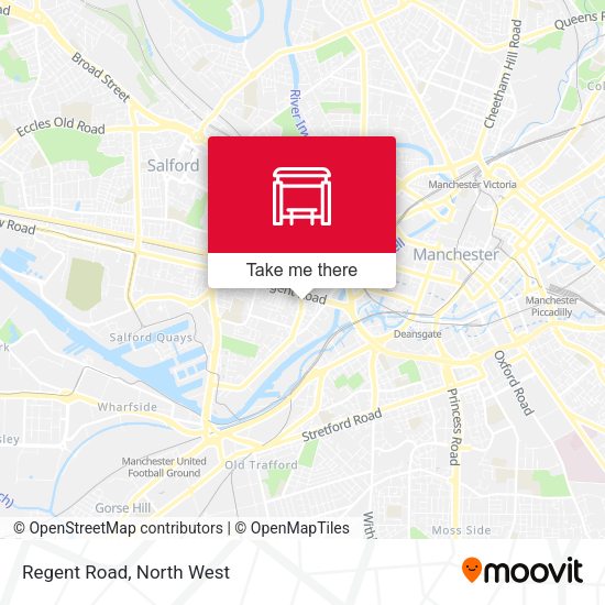 Regent Road map