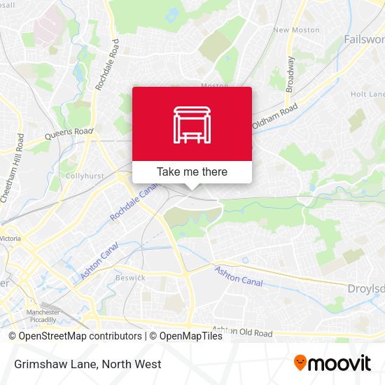 Grimshaw Lane map