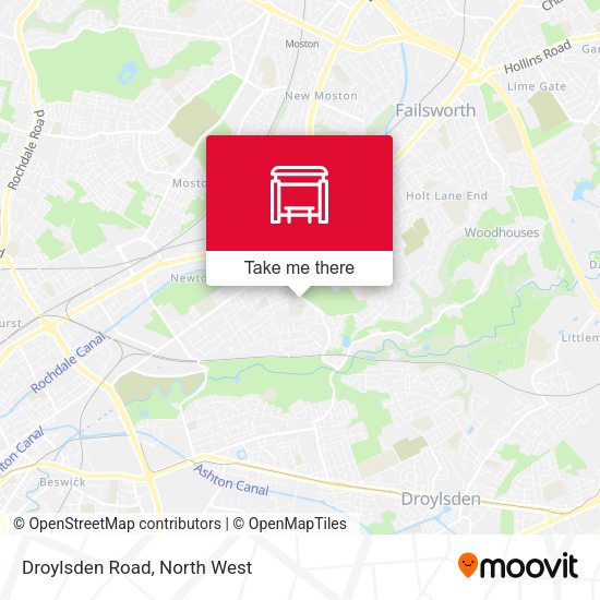 Droylsden Road map