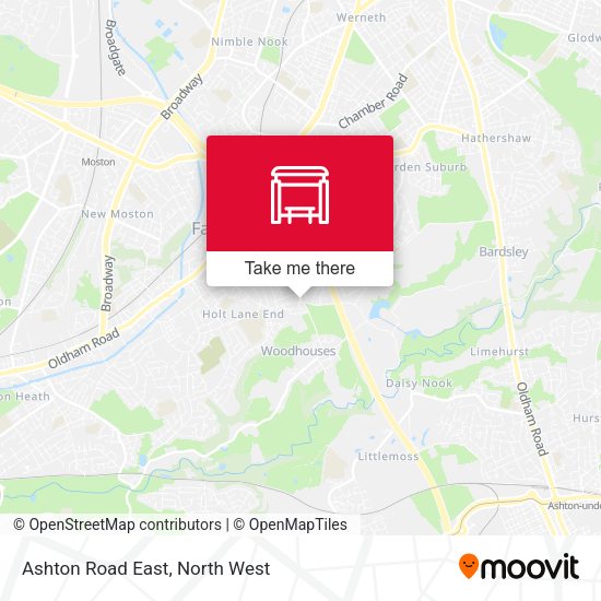 Ashton Road East map