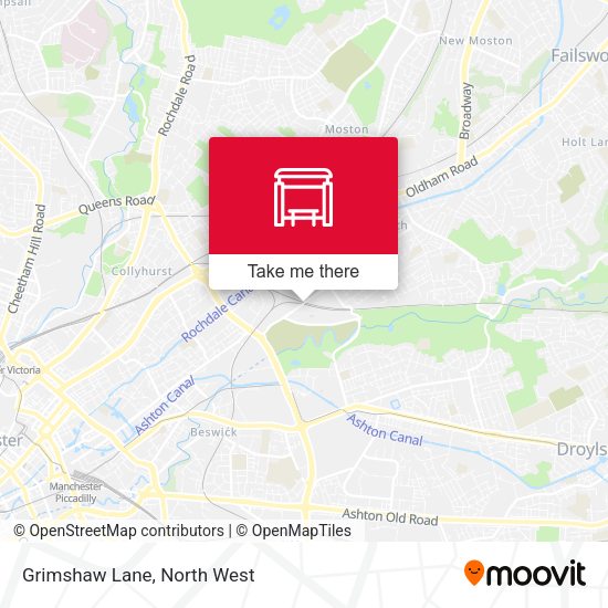 Grimshaw Lane map