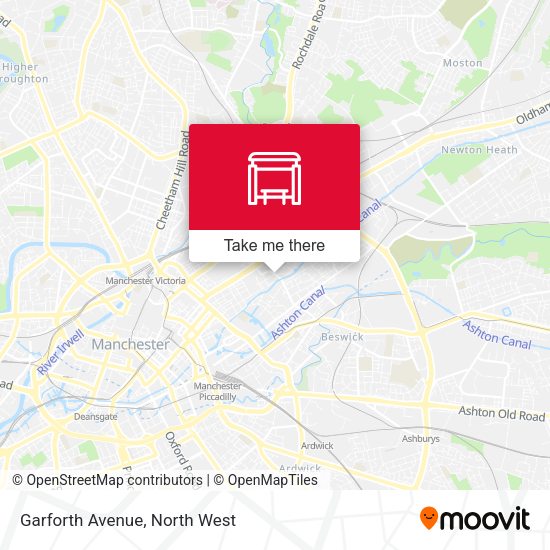 Garforth Avenue map